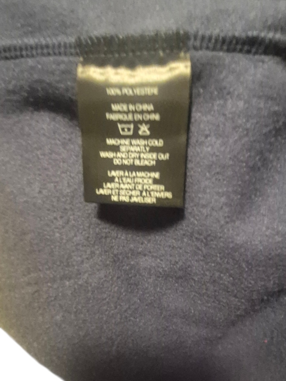 Full-Zip Polar Fleece Jacket, Sz 2XL - Picture 6 of 7